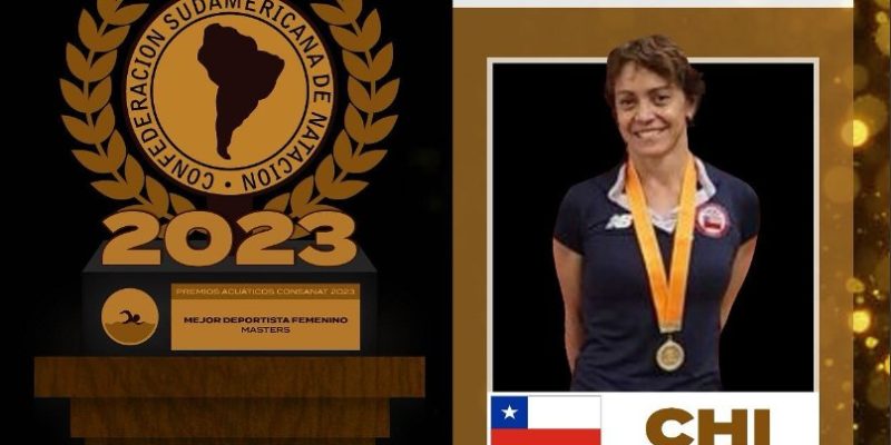 Andrea Müller, mejor nadadora master de sudamerica